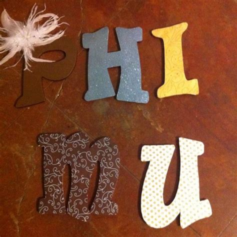 Letters for my little! Phi Mu, Symbols, Letters, Letter, Lettering ...