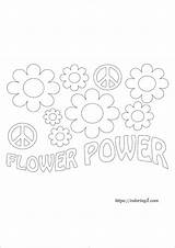 Flower Power Coloring Pages  2 Free Printable Sheets sketch template