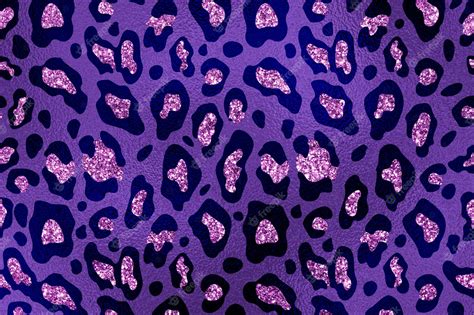 Purple Animal Print Fabric