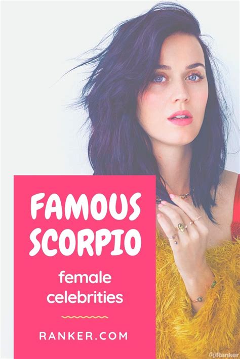 Famous Scorpio Female Celebrities | Celebrities female, Scorpio woman ...