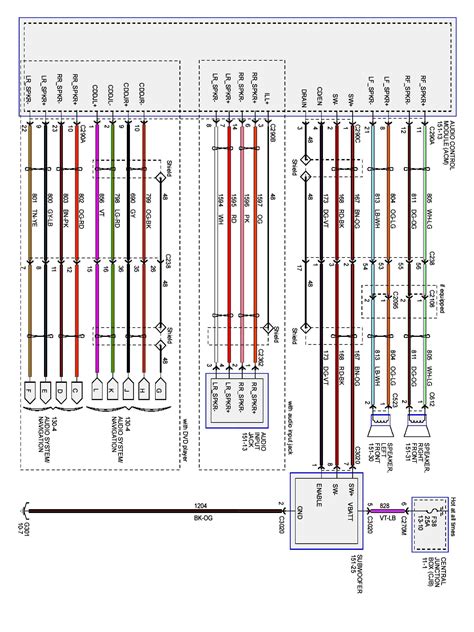 Diagram Ford Stereo Wiring Color Code