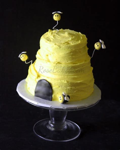 How to Make an Easy Beehive Cake - Rose Bakes