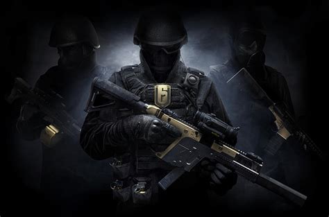 HD wallpaper: 4K, 8K, Year 3 Pass, Rainbow Six Siege, military, gun, weapon | Wallpaper Flare