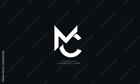 MC, CM, C, M Letter Business Logo Design Alphabet Icon Vector Monogram Stock Vector | Adobe Stock