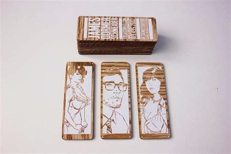 25 Astonishing Wood Business Cards from Most Talented Designers - Jayce-o-Yesta