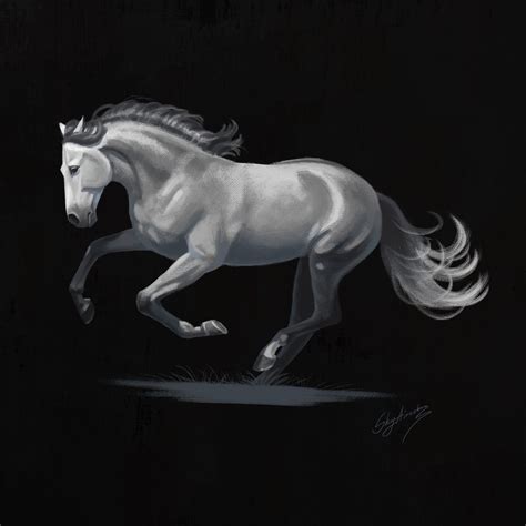 Grey horse by SeptimaWindsong on DeviantArt