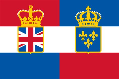 Austria-Hungary style Anglo-French Union Flag : vexillology