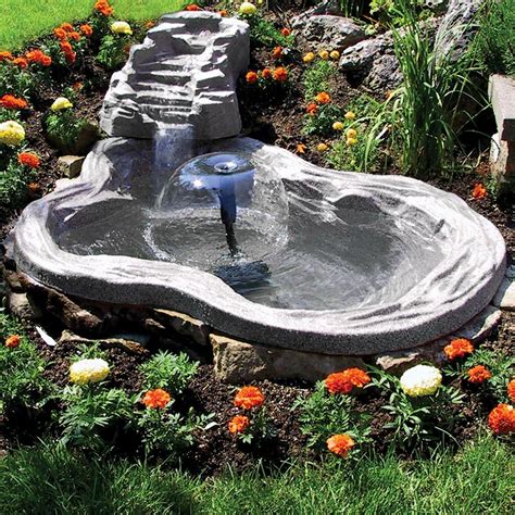 Algreen ALG91959 Tranquility Outdoor Preformed Water Garden Pond Waterfall/392234964864