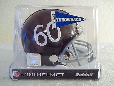 Denver Broncos Brown Vintage 1960 Throwback Riddell Mini Football Helmet | #492350999