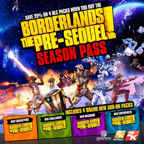 Borderlands: The Pre-Sequel Season Pass announced - Gematsu