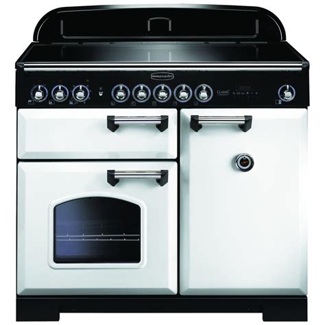 Rangemaster CDL100EIWH/C Classic Deluxe 100cm Induction Range Cooker 114030 - WHITE - Appliance City