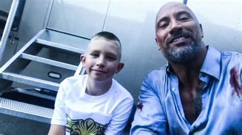 Dwayne Johnson Meets Hero Boy Who Saved Brother With Move Learned