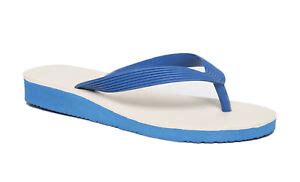 Paragon Princess Chappal Women's Blue & White Rubber Flip-Flops | eBay