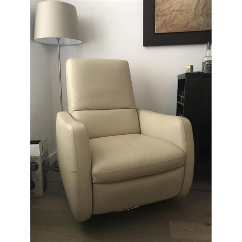 Italsofa Italian Leather Recliner - AptDeco