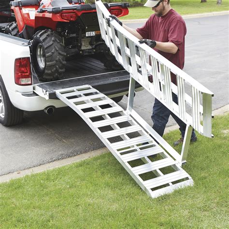 Ultra-Tow Tri-Fold Arched Aluminum Loading Ramp — 3000-Lb. Capacity ...