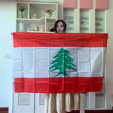 zwjflagshow-flag-Republic-of-Lebanon-Lubnan-flag-90-150cm-Indoor ...