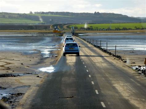 Lindisfarne Causeway to Holy island - Roadstotravel