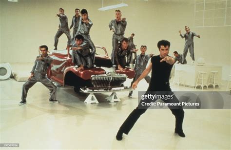 American actor John Travolta during the 'Greased Lightning' scene... News Photo - Getty Images