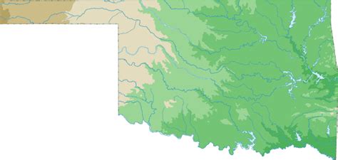 a map of the state of mississippi with rivers and lakes highlighted in ...