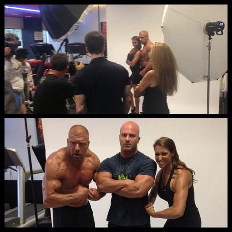 Photo Shoot Of Stephanie McMahon & Triple H For Muscle Fitness ...