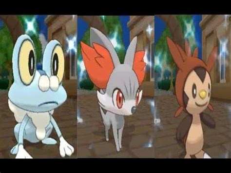 Live Shiny Kalos Starters - YouTube