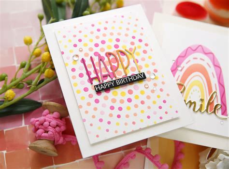 Alex Syberia Designs-Confetti Stencil, Rainbow Sentiments,… | Flickr