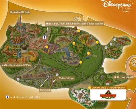 Disneyland Paris maps