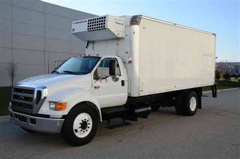 FORD F650 REFRIGERATED BOX TRUCK 20FT BOX THERMOKING SIDE DOOR AUTO DIESEL REEFER (2004) : Van ...