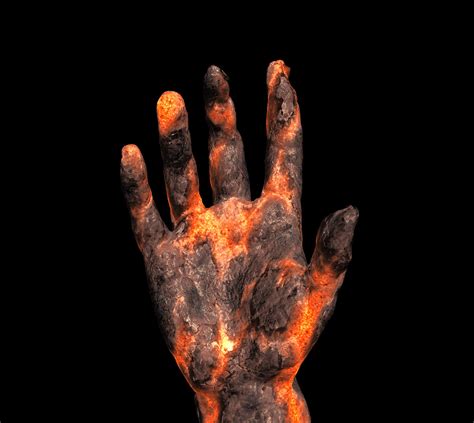 3D Lava Hand | Created in 3ds max, texture done using "Natur… | Flickr