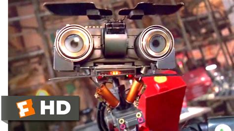 Short Circuit 2 (1988) - Manic Robot Scene (2/10) | Movieclips - YouTube