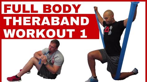 Full body Theraband workout #1 - YouTube