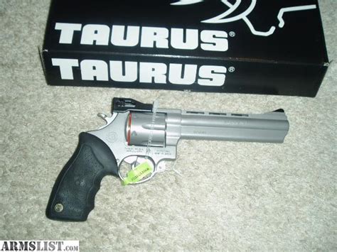 ARMSLIST - For Sale: Taurus M44 Revolver .44 Magnum 4" Barrel 6 Rounds Rubber Grips Stainless ...