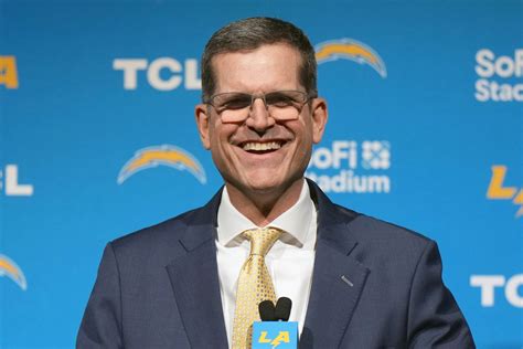 Chargers’ hire of Jim Harbaugh ranked 2nd among new coaches in 2024 ...