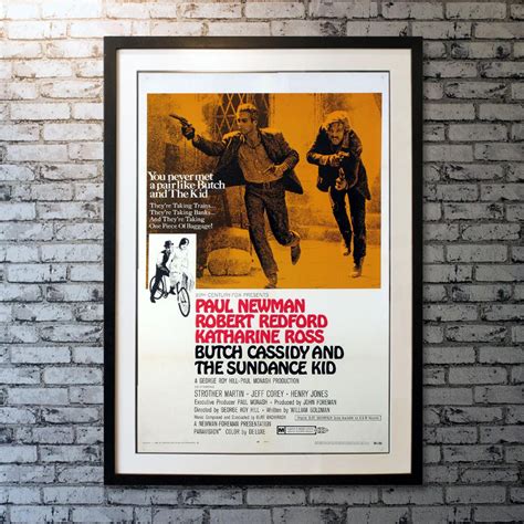 Butch Cassidy And The Sundance Kid, Unframed Poster, 1969 For Sale at 1stDibs