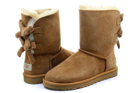 Ugg Boots - W Bailey Bow Corduroy - 1005532-CHE - Online shop for sneakers, shoes and boots