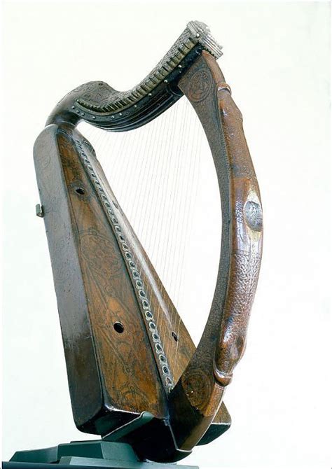 Print of The Trinity College harp, also known as Brian Borus Harp, is medieval Irish harp in ...