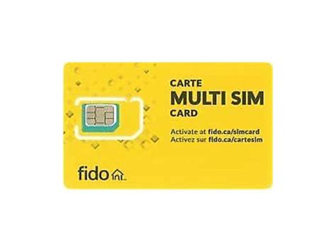 Fido Sim Card CANADA 4G LTE Multi Sim Card - Nano Micro Standard 3 in 1 Combo Size - Newegg.com