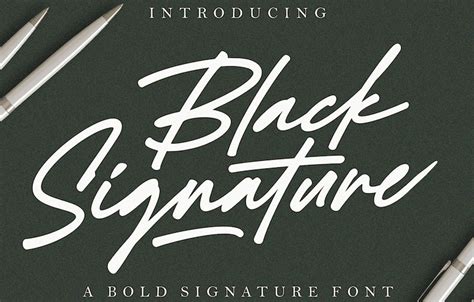 Black Signature Font | dafont.com