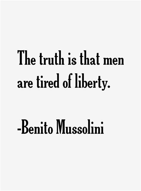 Benito Mussolini Quotes & Sayings