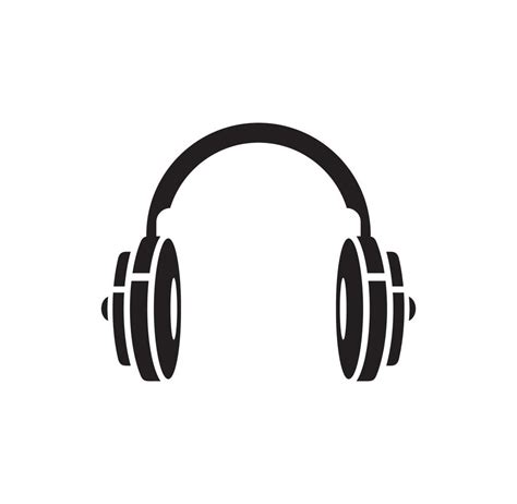 Headphone logo design 2511136 Vector Art at Vecteezy