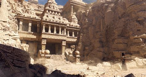 Desert Temple by SkavenZverov on DeviantArt