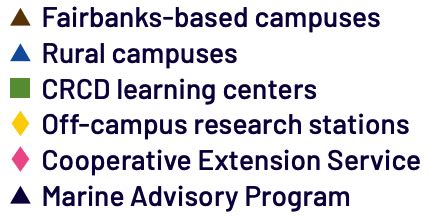 UAF locations across Alaska | Campus map and visitors' guide