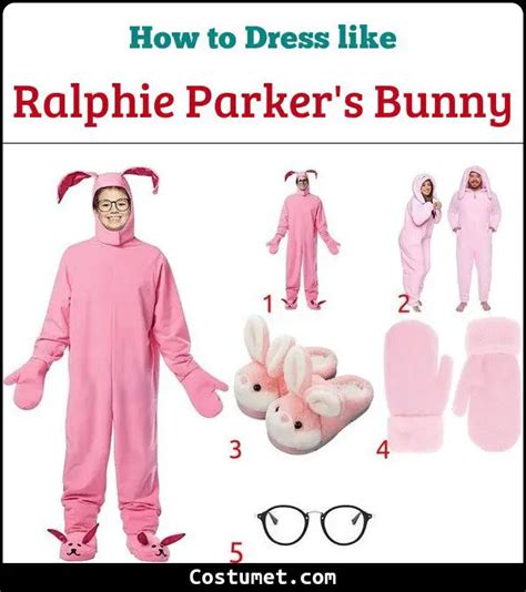 Ralphie Parker's Bunny (A Christmas Story) Costume for Halloween