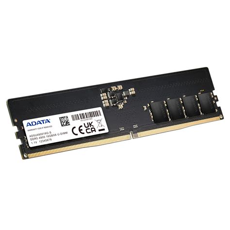Memoria RAM ADATA 8GB DDR5 U-DIMM 4800MHz / AD5U48008G-S | DD Tech