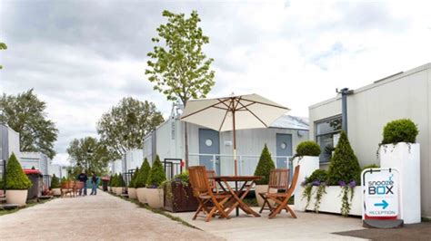 Snoozebox Portable Shipping Container Hotel