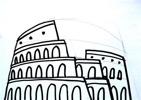 Easy Ancient Roman Architecture Drawings