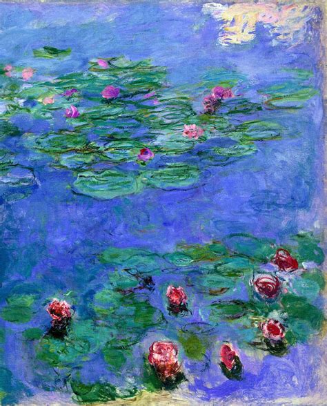 Water Lilies Red, 1914 - 1919 - Claude Monet - WikiArt.org