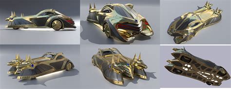 ArtStation - Egyptian design car