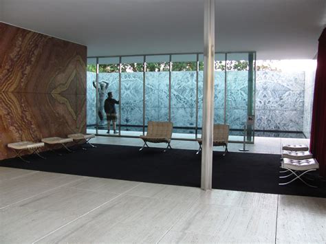 mies | Mies van der Rohe Barcelona Pavilion interior featuring the ...