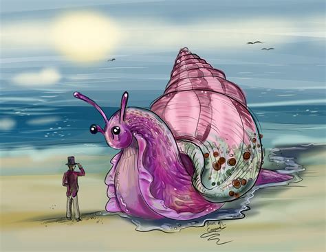 Dr. Doolittle and the gaint pink sea snail. by Erin Cooper : r ...